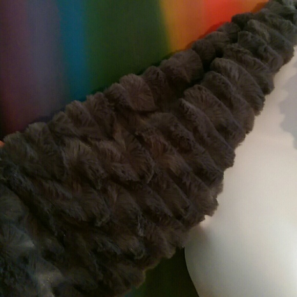 COPY - Charcoal Gray Scarf - Picture 5 of 5